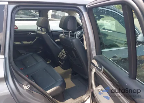 2017 BMW X3 Sdrive28I из США, поврежденный, VIN 5UXWZ7C53H0U46864